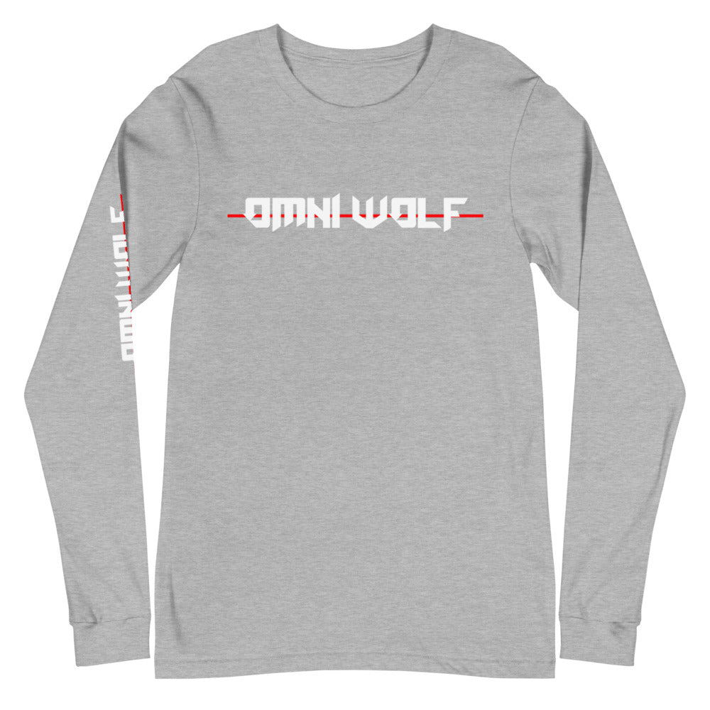 Retro Wolf & Stick Long Sleeve T-Shirt