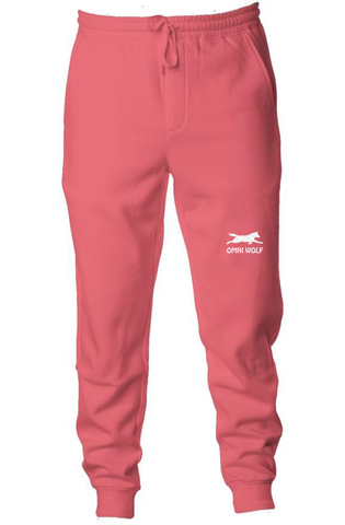 Pigment Dyed Fleece Joggers - Pastel Pink