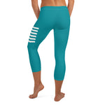 Chevron Capri Leggings