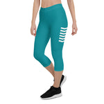 Chevron Capri Leggings