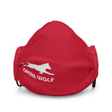 Omni Wolf Premium Face mask - Red