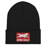 Red Tag Cuffed Beanie