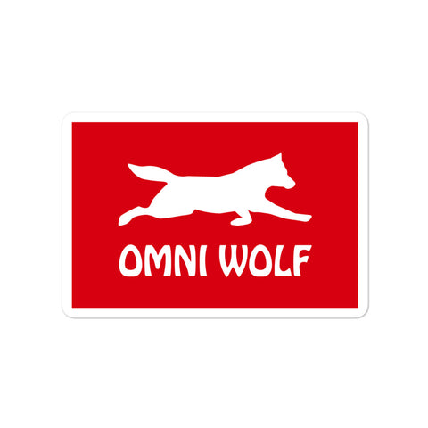 Red Omni Wolf stickers