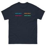 Omni Wolf Colored Font Men's heavyweight tee