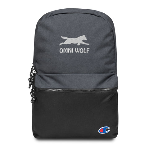 Omni Wolf Embroidered Champion Backpack