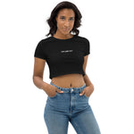 Omni Wolf Embroidered Organic Crop Top