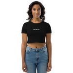 Omni Wolf Embroidered Organic Crop Top