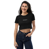 Omni Wolf Embroidered Organic Crop Top