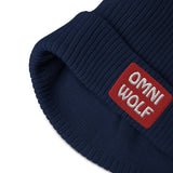 Organic Ribbed Beanie - Navy