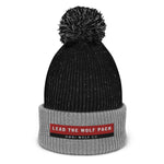 Lead The Wolf Pack Speckled Pom-Pom Beanie