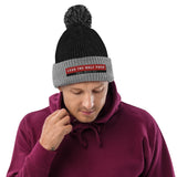 Lead The Wolf Pack Speckled Pom-Pom Beanie