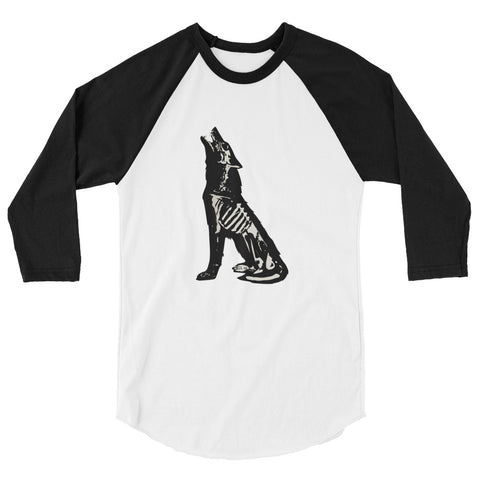 Wolf Bones 3/4 Sleeve Raglan Shirt