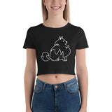 Fluffy Dog Women’s Crop Tee