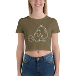 Fluffy Dog Women’s Crop Tee