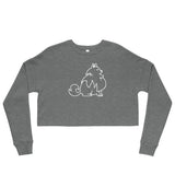 Fluffy Dog Crop Sweatshirt