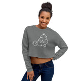 Fluffy Dog Crop Sweatshirt