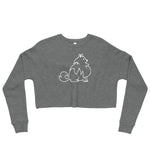 Fluffy Dog Crop Sweatshirt