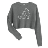 Fluffy Dog Crop Sweatshirt