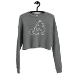 Fluffy Dog Crop Sweatshirt