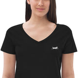 Women’s Recycled V-neck Tee